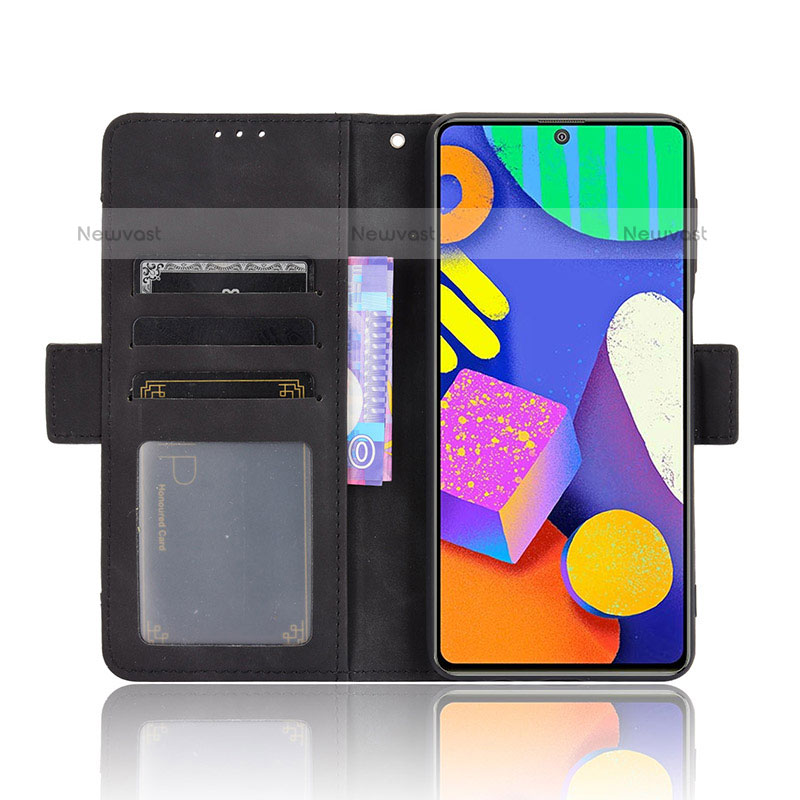 Leather Case Stands Flip Cover Holder BY3 for Samsung Galaxy M62 4G