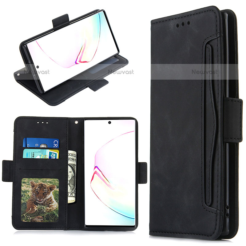 Leather Case Stands Flip Cover Holder BY3 for Samsung Galaxy Note 10 5G