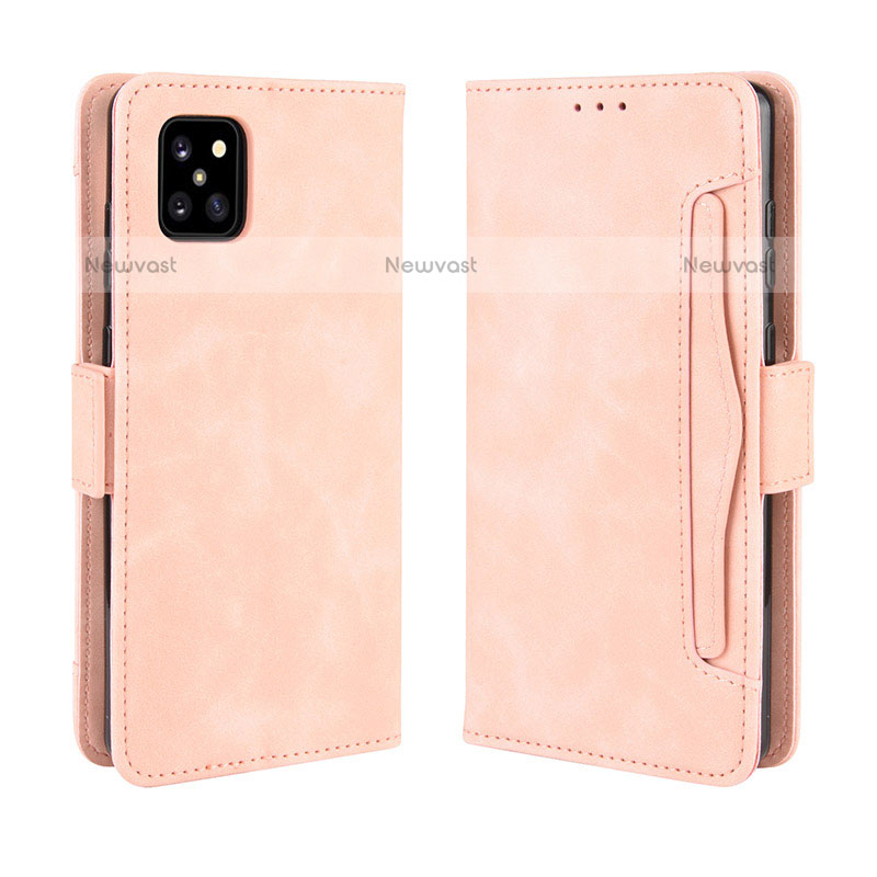 Leather Case Stands Flip Cover Holder BY3 for Samsung Galaxy Note 10 Lite