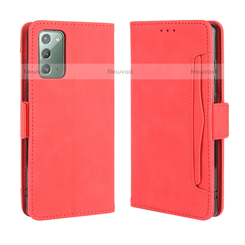 Leather Case Stands Flip Cover Holder BY3 for Samsung Galaxy Note 20 5G