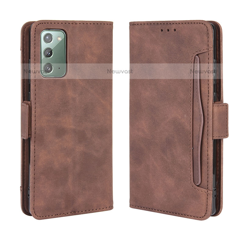 Leather Case Stands Flip Cover Holder BY3 for Samsung Galaxy Note 20 5G