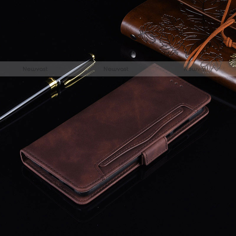 Leather Case Stands Flip Cover Holder BY3 for Samsung Galaxy S22 5G