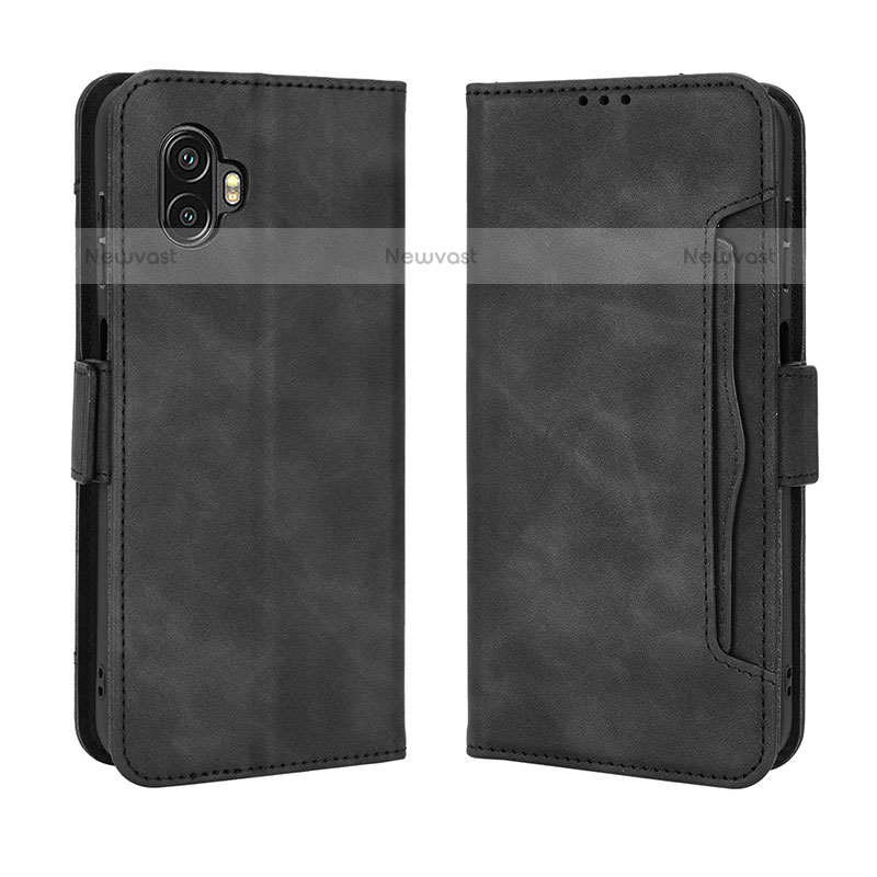 Leather Case Stands Flip Cover Holder BY3 for Samsung Galaxy XCover 6 Pro 5G