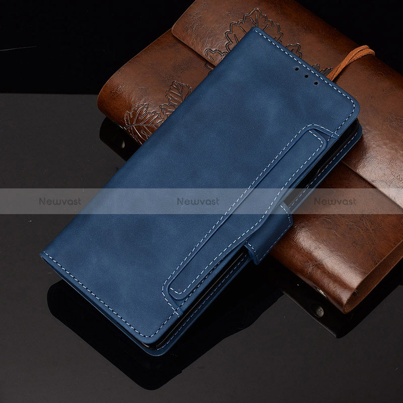 Leather Case Stands Flip Cover Holder BY3 for Samsung Galaxy Z Fold2 5G Blue