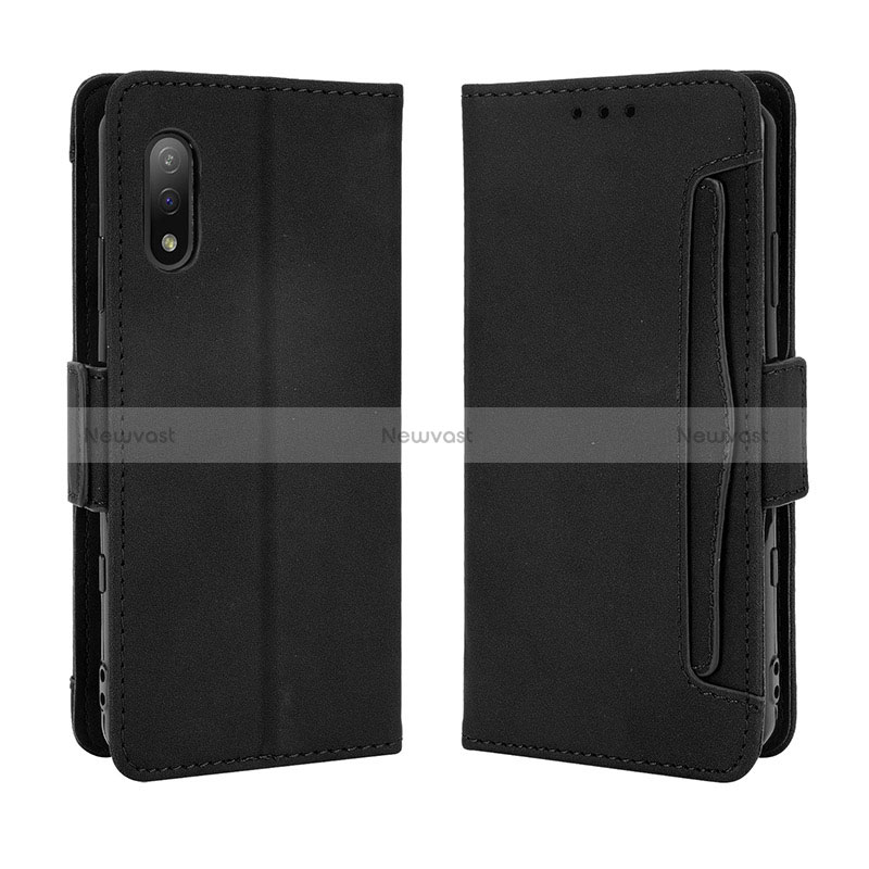 Leather Case Stands Flip Cover Holder BY3 for Sony Xperia Ace II SO-41B