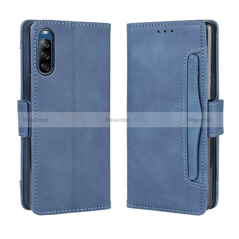 Leather Case Stands Flip Cover Holder BY3 for Sony Xperia L4