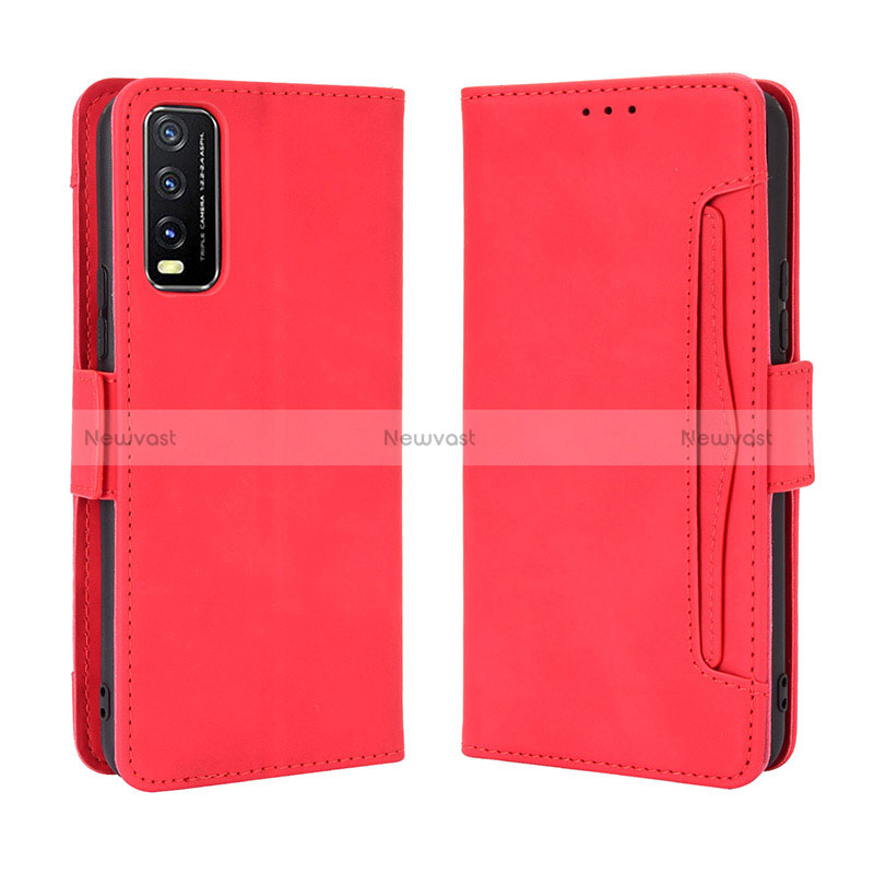 Leather Case Stands Flip Cover Holder BY3 for Vivo Y11s