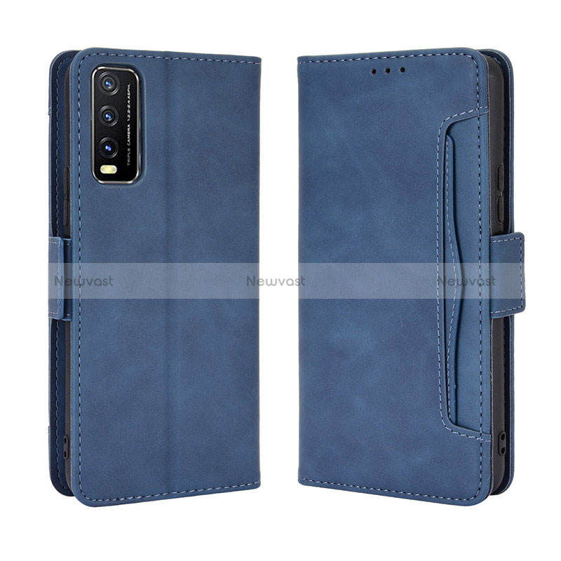 Leather Case Stands Flip Cover Holder BY3 for Vivo Y11s