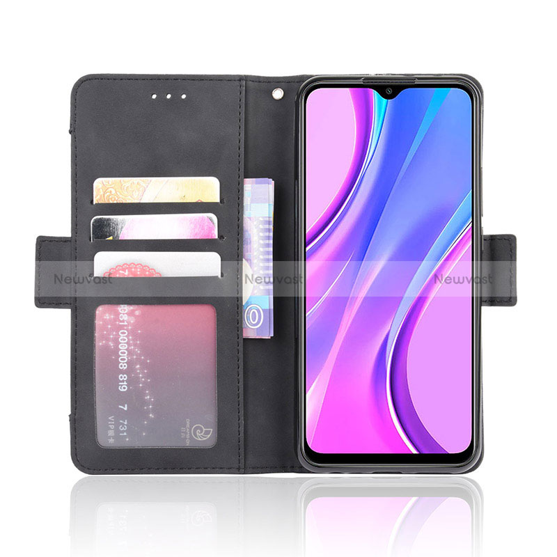 Leather Case Stands Flip Cover Holder BY3 for Xiaomi Redmi 9