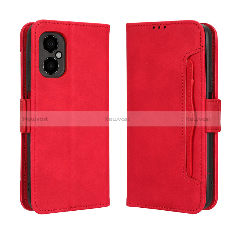 Leather Case Stands Flip Cover Holder BY3 for Xiaomi Redmi Note 11R 5G
