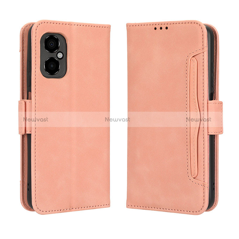 Leather Case Stands Flip Cover Holder BY3 for Xiaomi Redmi Note 11R 5G