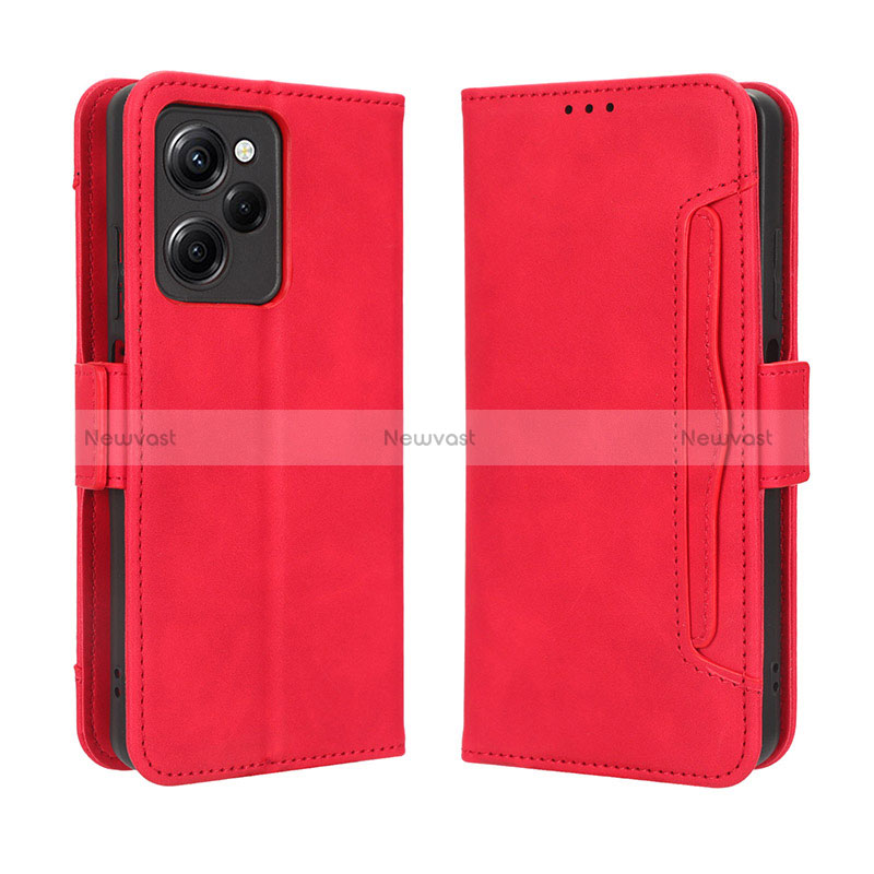 Leather Case Stands Flip Cover Holder BY3 for Xiaomi Redmi Note 12 Pro Speed 5G