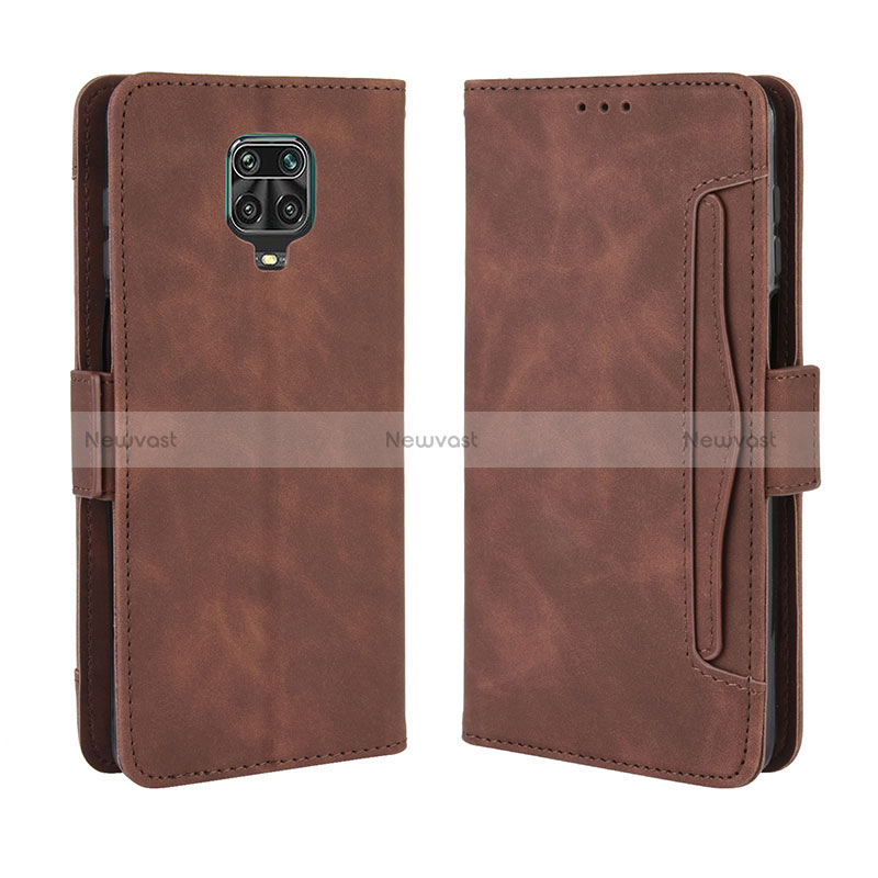 Leather Case Stands Flip Cover Holder BY3 for Xiaomi Redmi Note 9 Pro