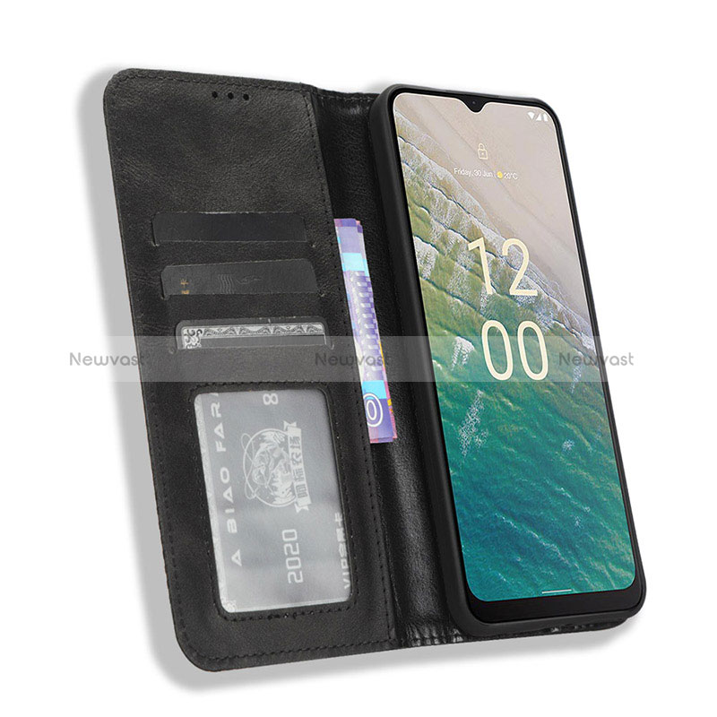 Leather Case Stands Flip Cover Holder BY4 for Nokia C210