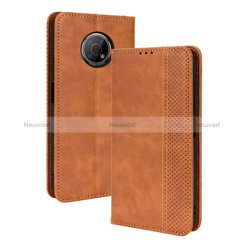 Leather Case Stands Flip Cover Holder BY4 for Nokia G300 5G