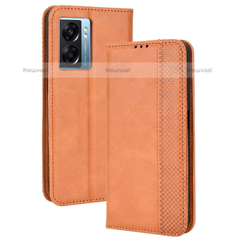 Leather Case Stands Flip Cover Holder BY4 for OnePlus Nord N300 5G