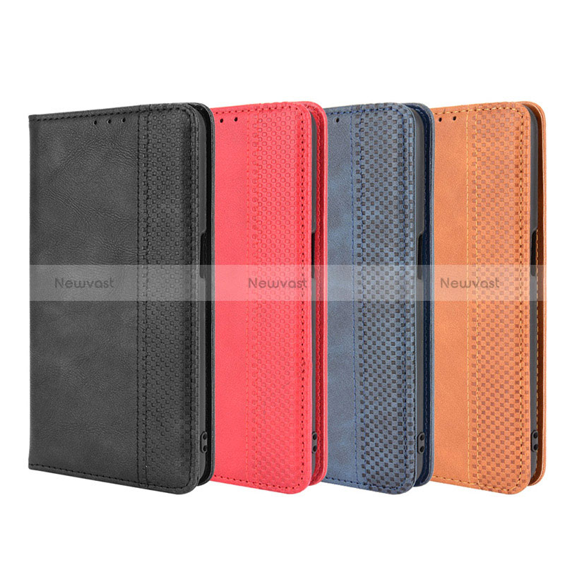 Leather Case Stands Flip Cover Holder BY4 for Oppo A53s 5G