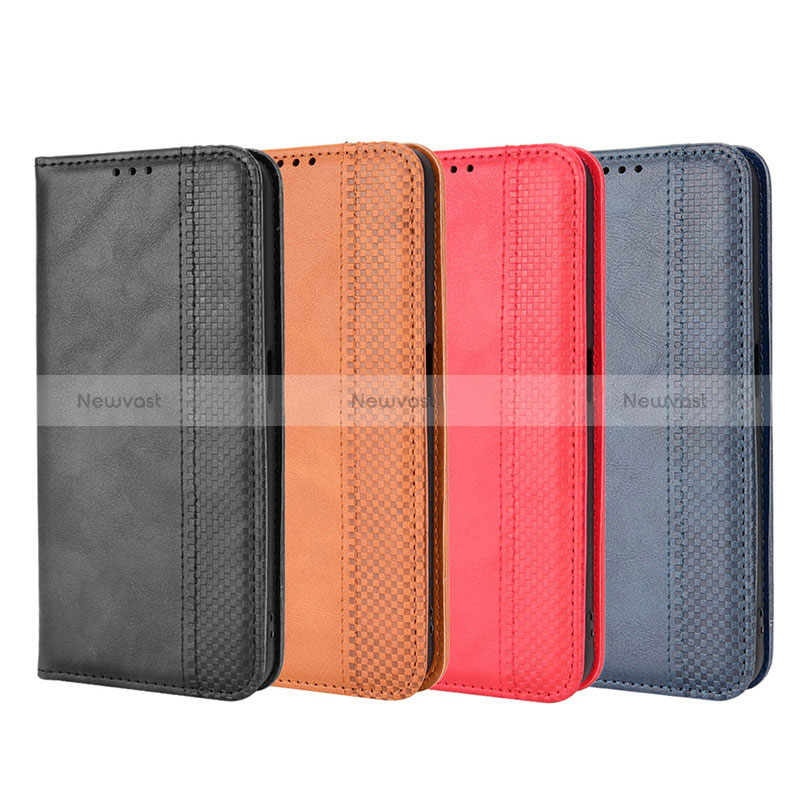Leather Case Stands Flip Cover Holder BY4 for Oppo A56S 5G