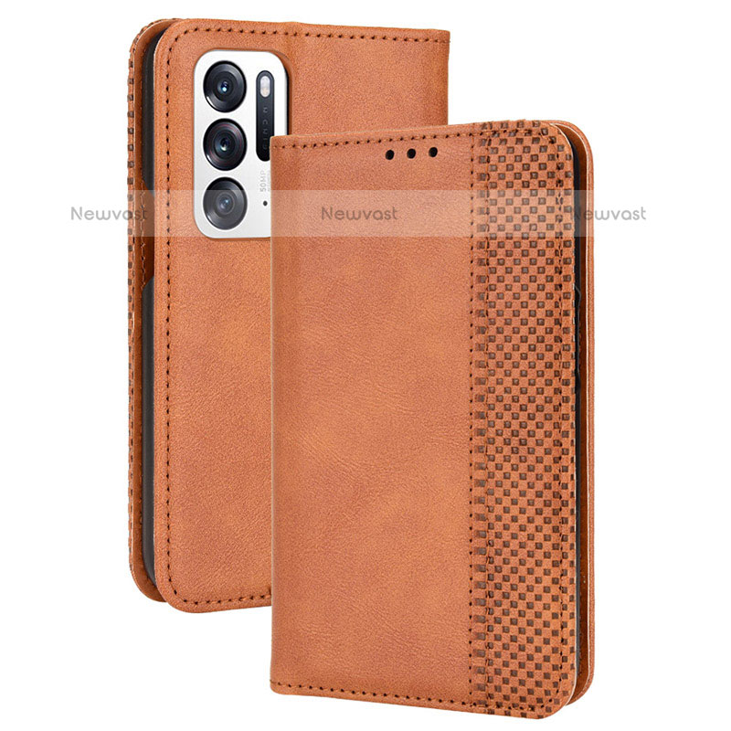 Leather Case Stands Flip Cover Holder BY4 for Oppo Find N 5G