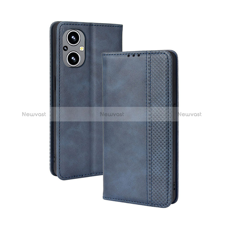 Leather Case Stands Flip Cover Holder BY4 for Oppo Reno7 Z 5G