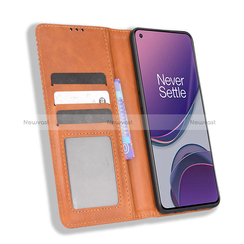 Leather Case Stands Flip Cover Holder BY4 for Oppo Reno7 Z 5G