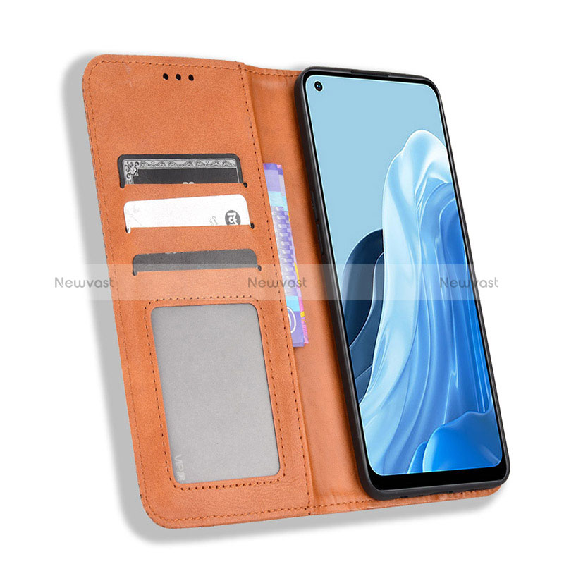 Leather Case Stands Flip Cover Holder BY4 for Oppo Reno8 4G