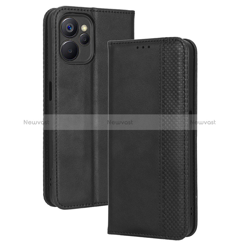 Leather Case Stands Flip Cover Holder BY4 for Realme 10T 5G