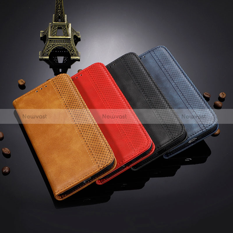 Leather Case Stands Flip Cover Holder BY4 for Samsung Galaxy A22 5G SC-56B