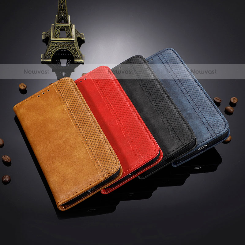 Leather Case Stands Flip Cover Holder BY4 for Samsung Galaxy A23 5G