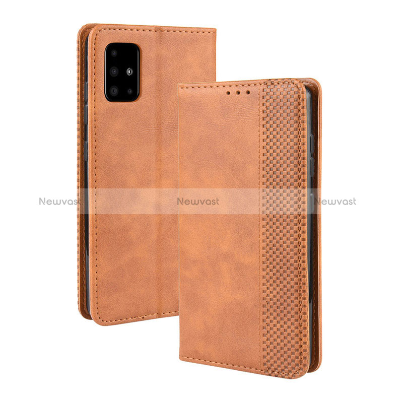 Leather Case Stands Flip Cover Holder BY4 for Samsung Galaxy A51 5G