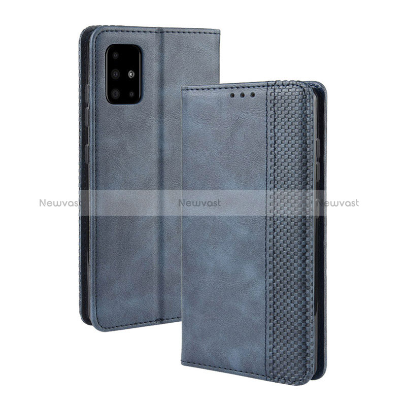 Leather Case Stands Flip Cover Holder BY4 for Samsung Galaxy A71 5G