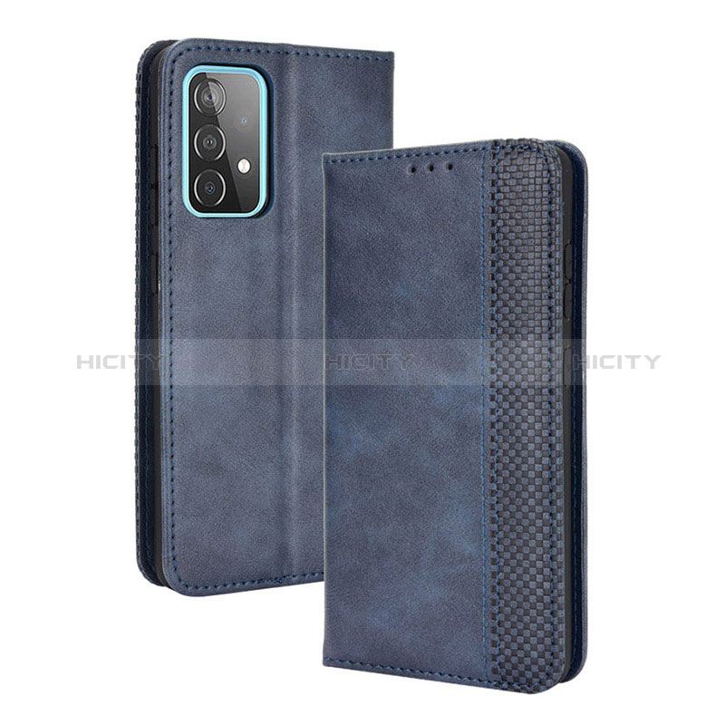 Leather Case Stands Flip Cover Holder BY4 for Samsung Galaxy A72 5G