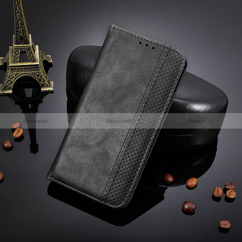 Leather Case Stands Flip Cover Holder BY4 for Samsung Galaxy M21 (2021)