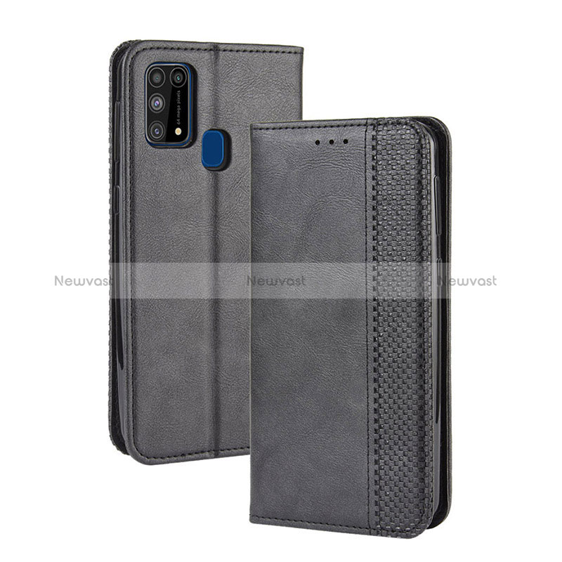 Leather Case Stands Flip Cover Holder BY4 for Samsung Galaxy M21s