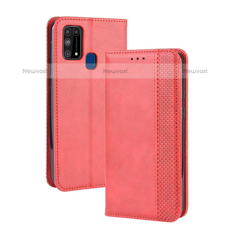 Leather Case Stands Flip Cover Holder BY4 for Samsung Galaxy M31