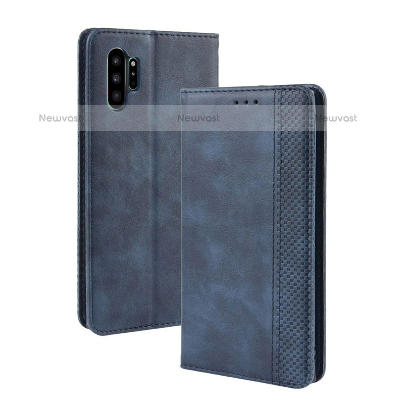 Leather Case Stands Flip Cover Holder BY4 for Samsung Galaxy Note 10 Plus 5G