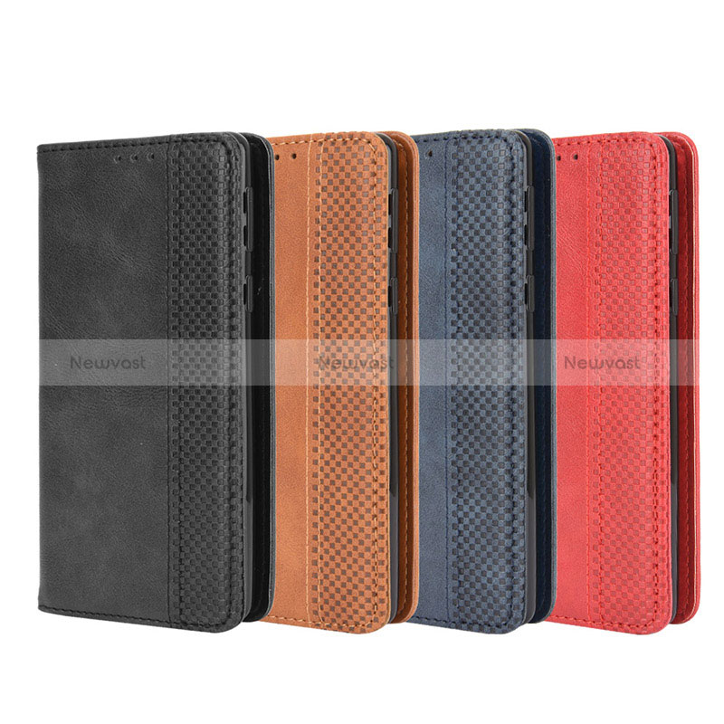 Leather Case Stands Flip Cover Holder BY4 for Sharp Simple Sumaho 5