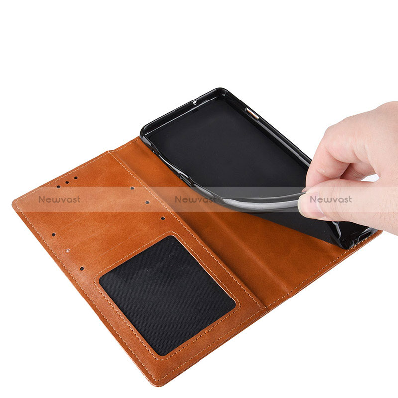 Leather Case Stands Flip Cover Holder BY4 for Sony Xperia 8 Lite