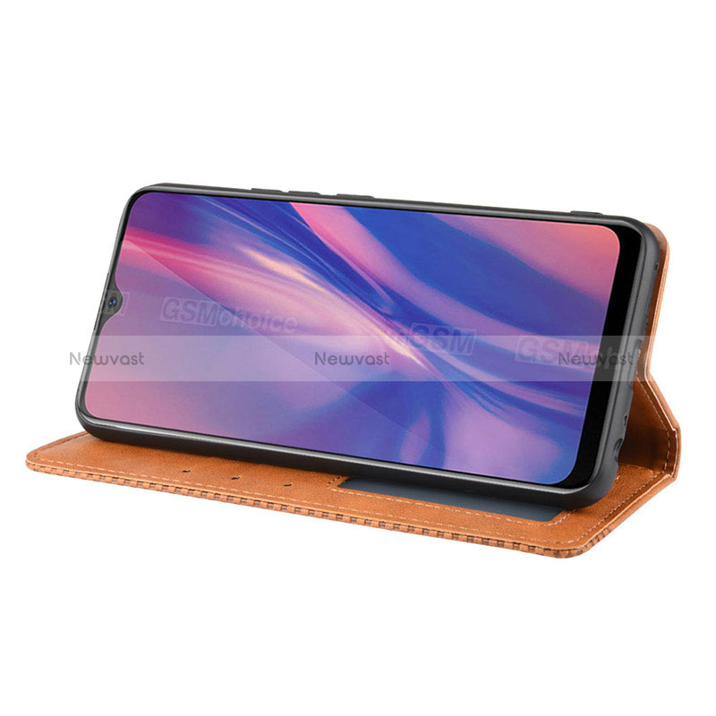 Leather Case Stands Flip Cover Holder BY4 for Vivo Y11s