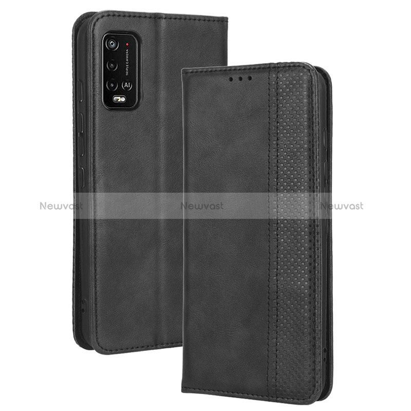 Leather Case Stands Flip Cover Holder BY4 for Wiko Power U20