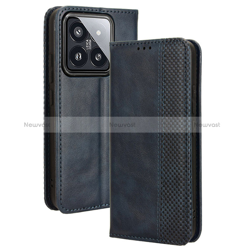 Leather Case Stands Flip Cover Holder BY4 for Xiaomi Mi 14 Pro 5G