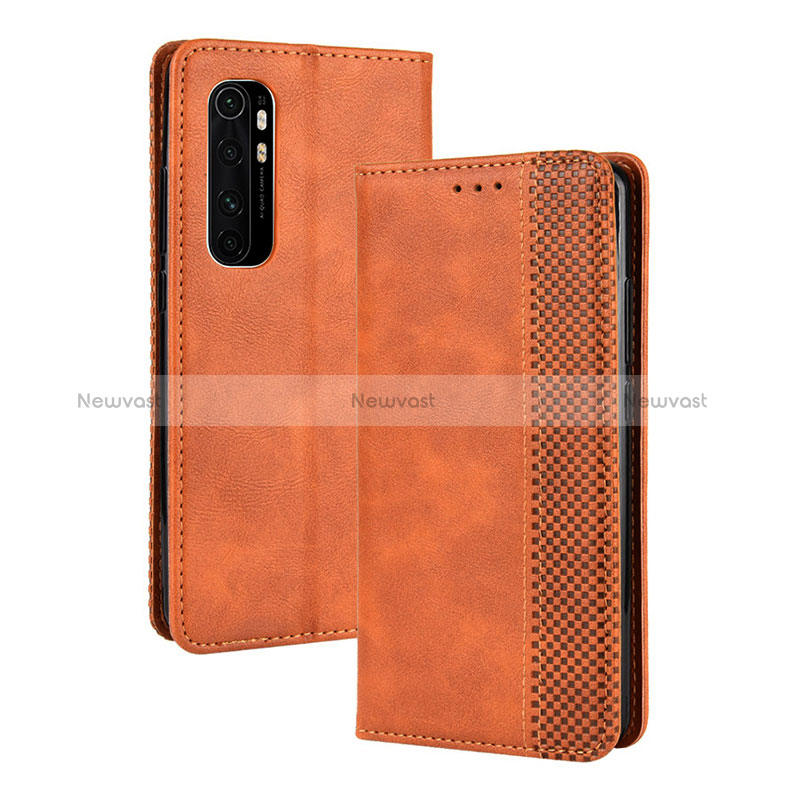 Leather Case Stands Flip Cover Holder BY4 for Xiaomi Mi Note 10 Lite
