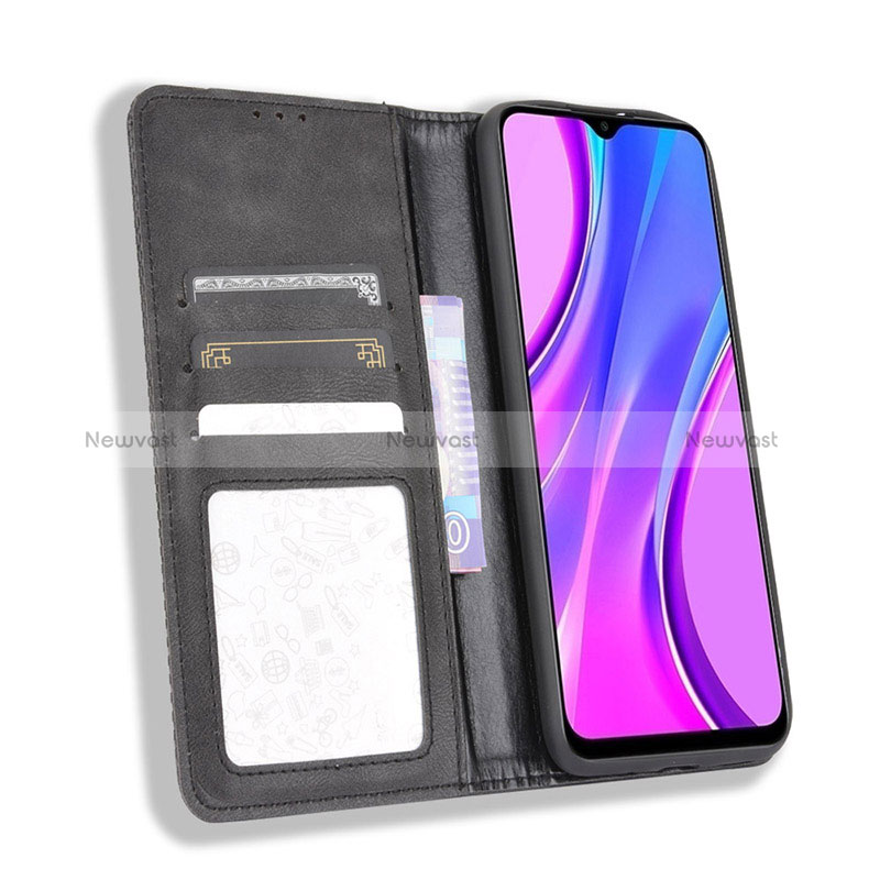 Leather Case Stands Flip Cover Holder BY4 for Xiaomi Redmi 9C