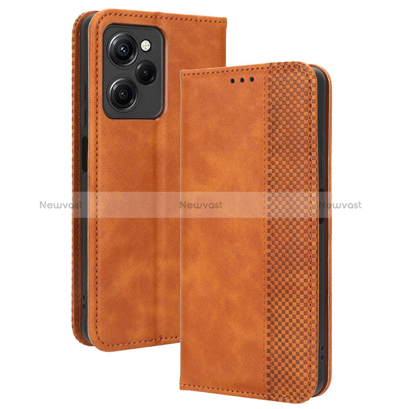 Leather Case Stands Flip Cover Holder BY4 for Xiaomi Redmi Note 12 Pro Speed 5G