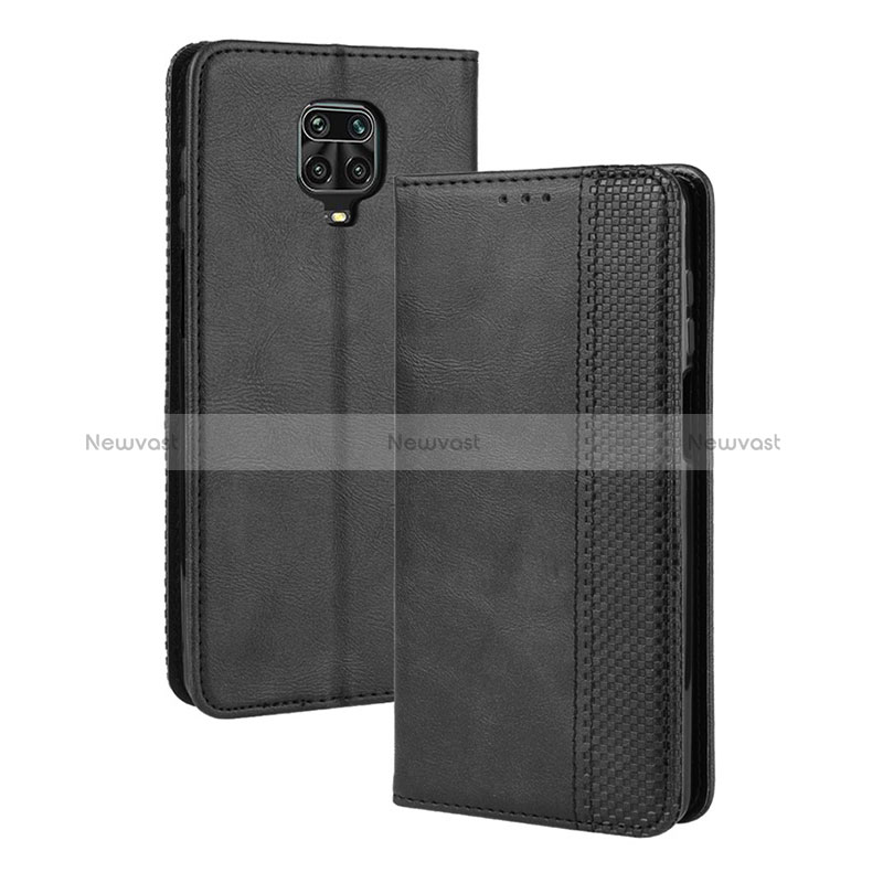 Leather Case Stands Flip Cover Holder BY4 for Xiaomi Redmi Note 9 Pro