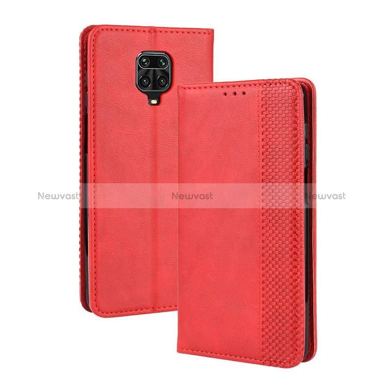 Leather Case Stands Flip Cover Holder BY4 for Xiaomi Redmi Note 9 Pro