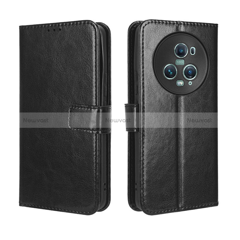 Leather Case Stands Flip Cover Holder BY5 for Huawei Honor Magic5 Pro 5G