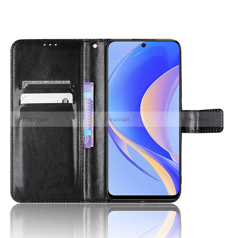 Leather Case Stands Flip Cover Holder BY5 for Huawei Nova Y90
