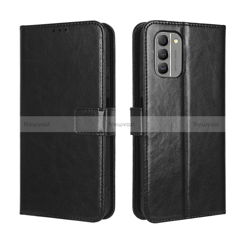 Leather Case Stands Flip Cover Holder BY5 for Nokia G400 5G