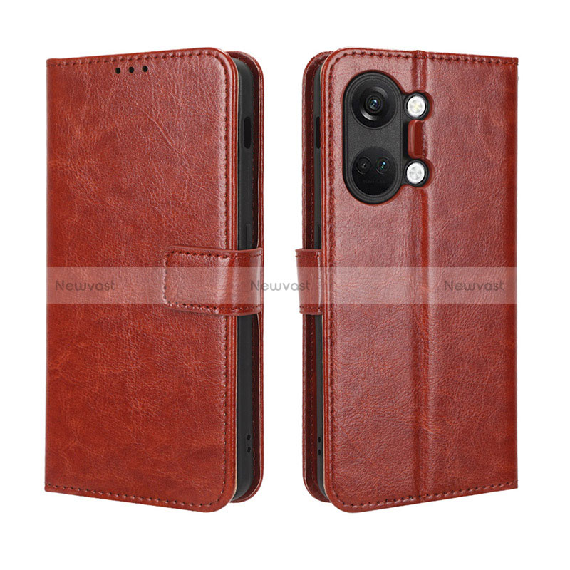 Leather Case Stands Flip Cover Holder BY5 for OnePlus Ace 2V 5G